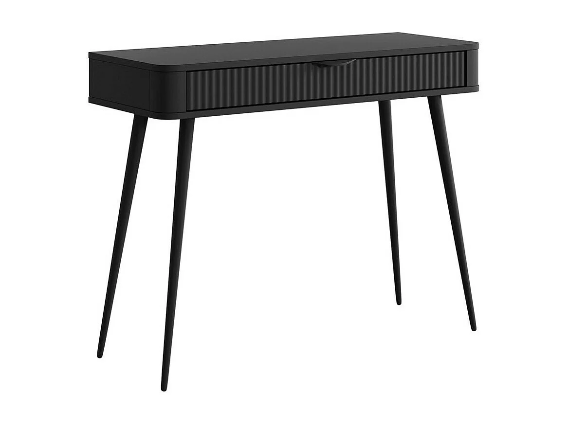 Consola Versoe 110, Grafito, 78x101x38cm, Con cajones