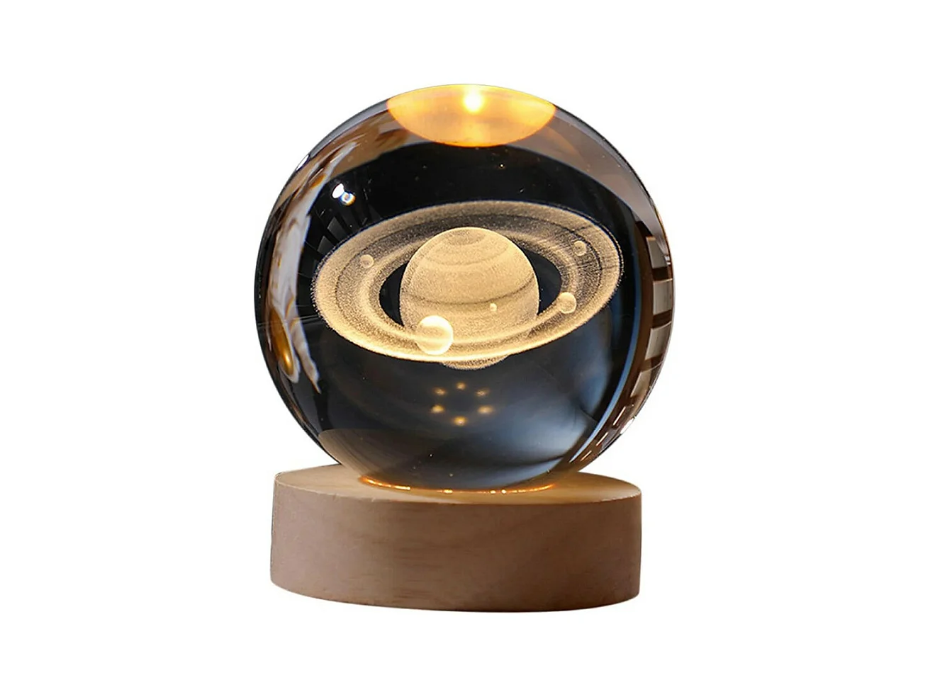 Veilleuse Boule de Cristal SATURNE