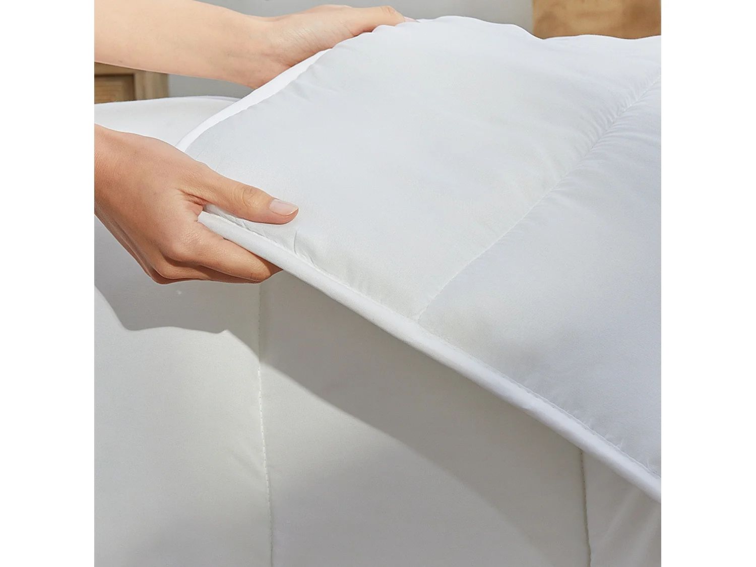 Piumone invernale 280 x 240 cm, fibra cava siliconata, 500 g/m², trattamento Aloe Vera, PIKOLIN HOME