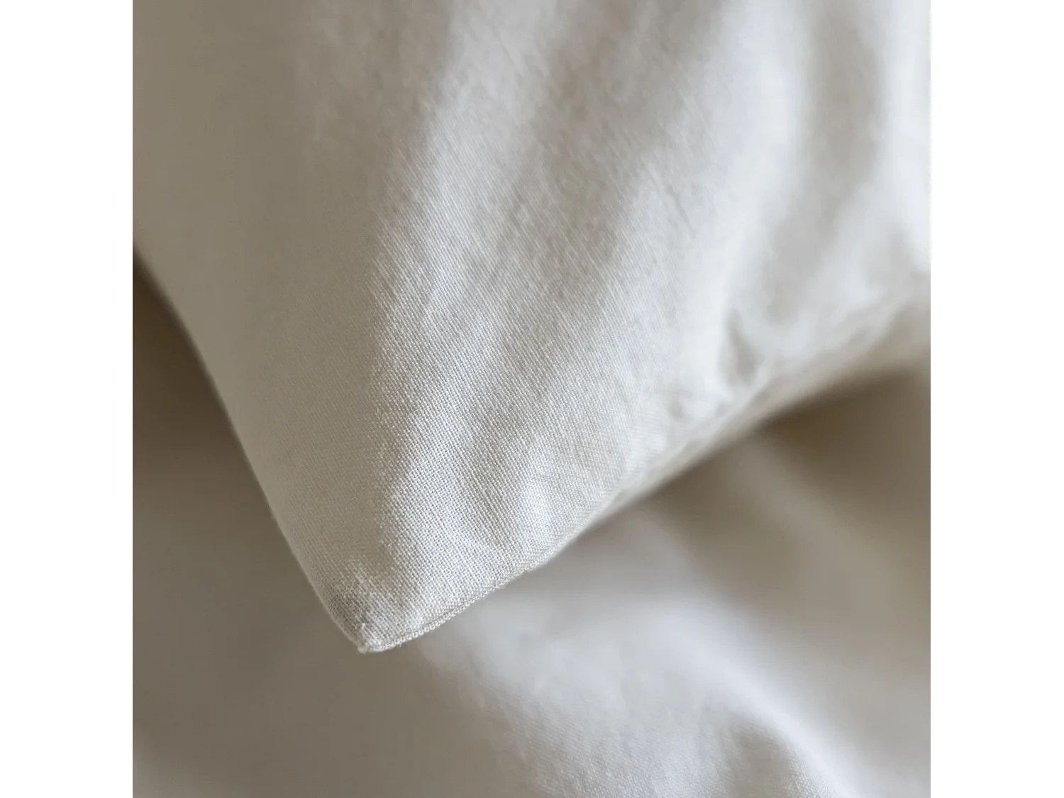 Taie d'oreiller bébé coton lavé 40x60 - SOMEO Beige