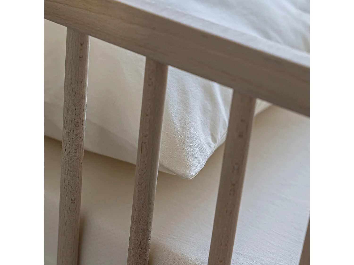 Taie d'oreiller bébé coton lavé 40x60 - SOMEO Beige