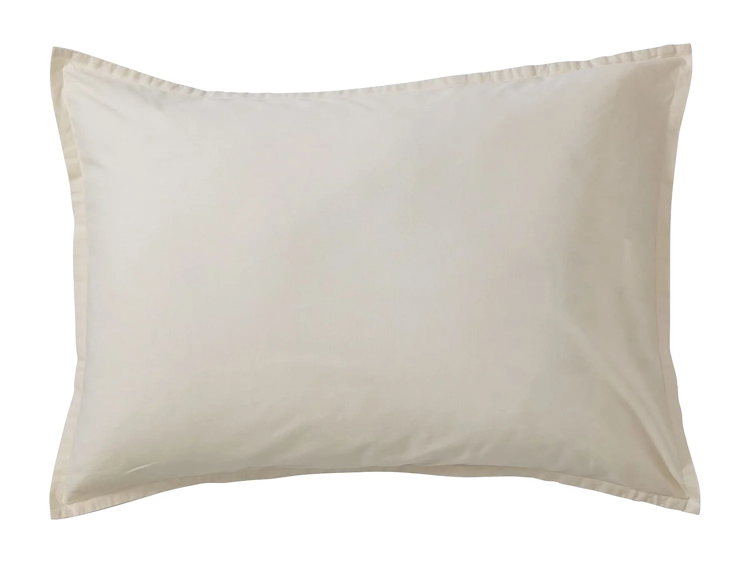 Taie d'oreiller coton lavé - SOMEO Beige 50x70 - CELESTE