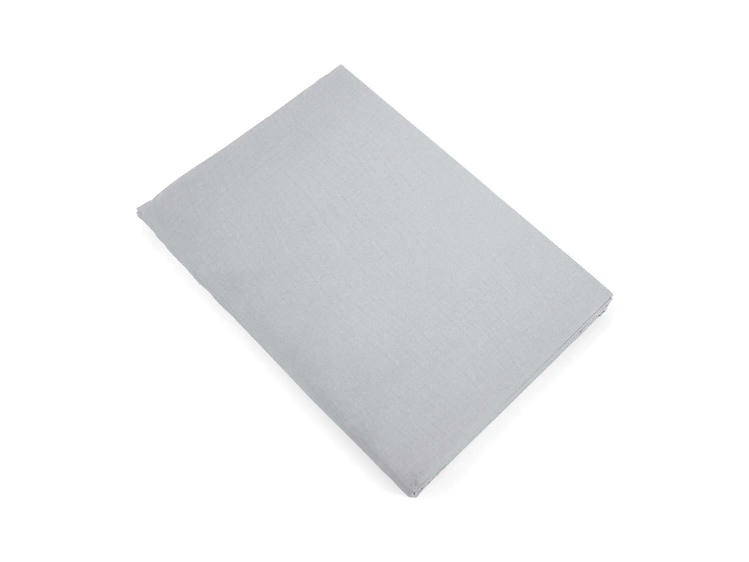 Drap plat 270x300 cm mousseline de coton collection MILOS blanc neige