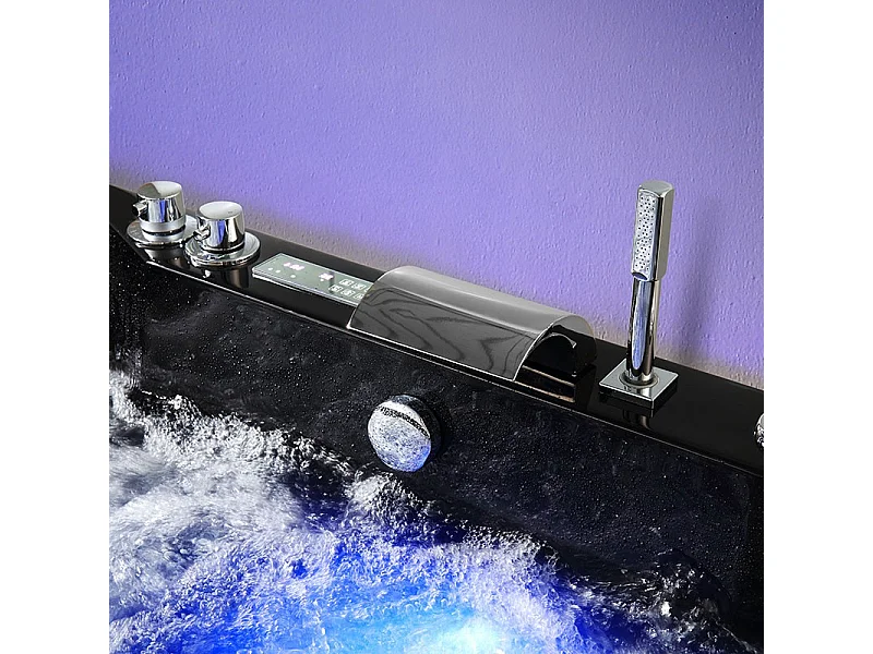 Baignoire balneo Riviera CONCEPT BLACK ARCHIPEL® 180x90