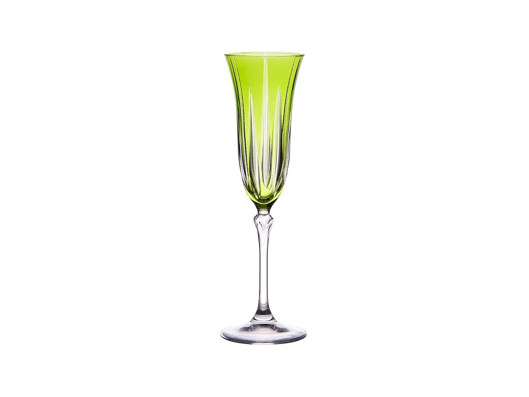 Coffret de 6 flûtes Divina vert 15 cl