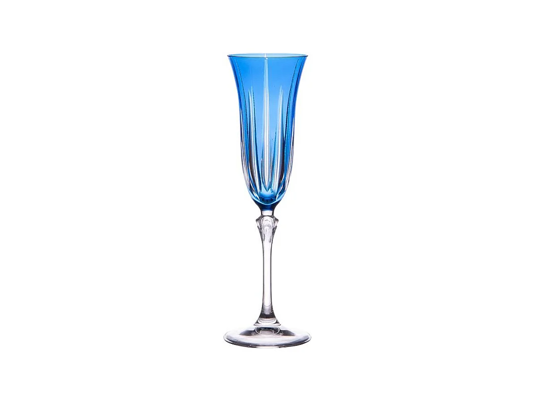Coffret de 6 flûtes Divina bleu 15 cl