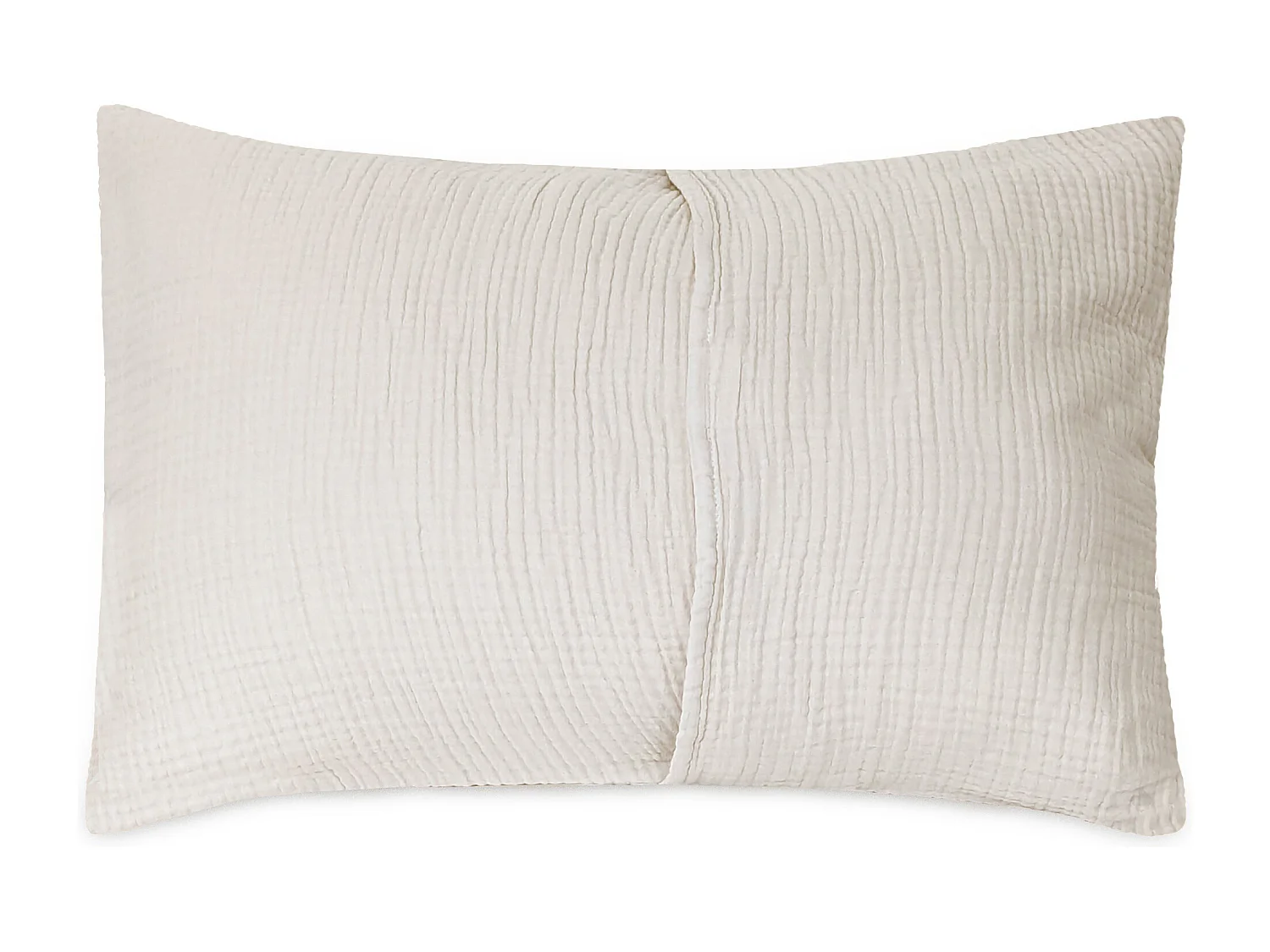 Housse de coussin 40x60 cm coton collection PAROS beige ficelle