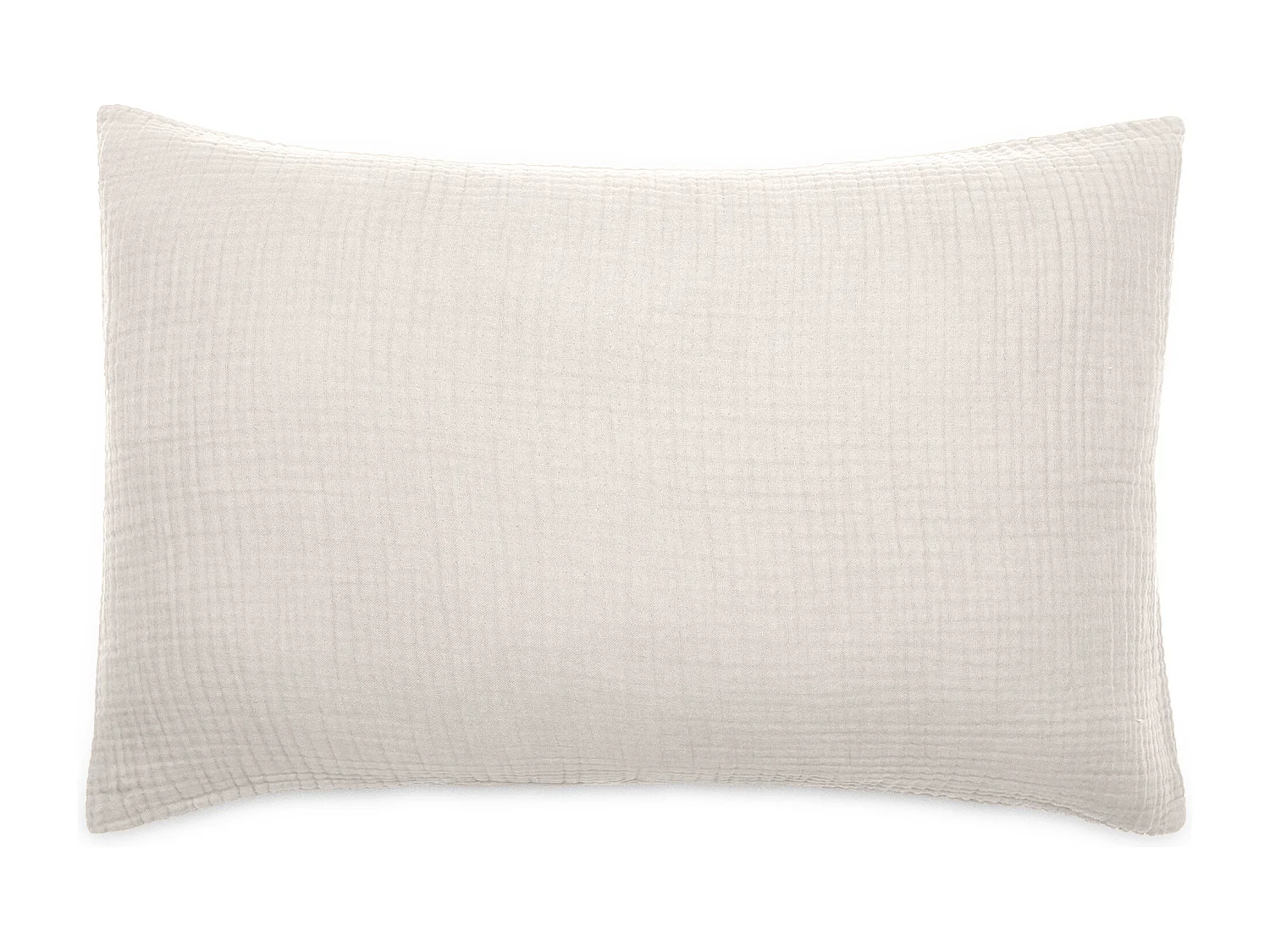 Housse de coussin 40x60 cm coton collection PAROS beige ficelle