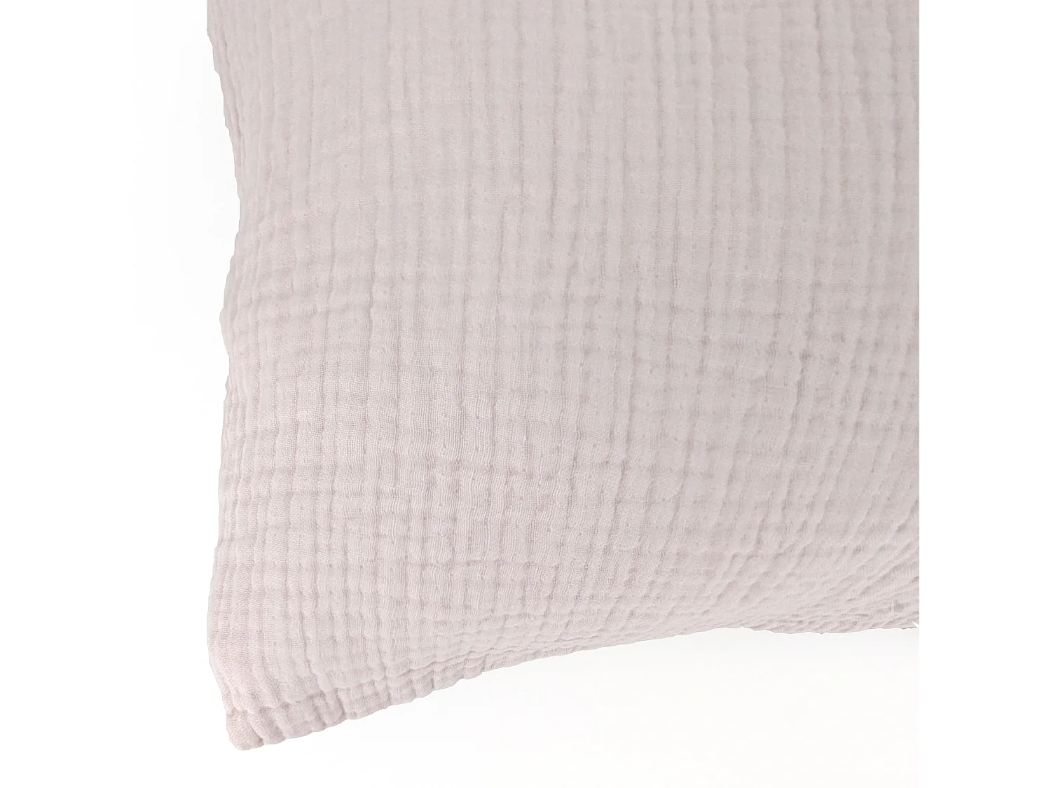 Housse de coussin 40x60 cm coton collection PAROS beige ficelle