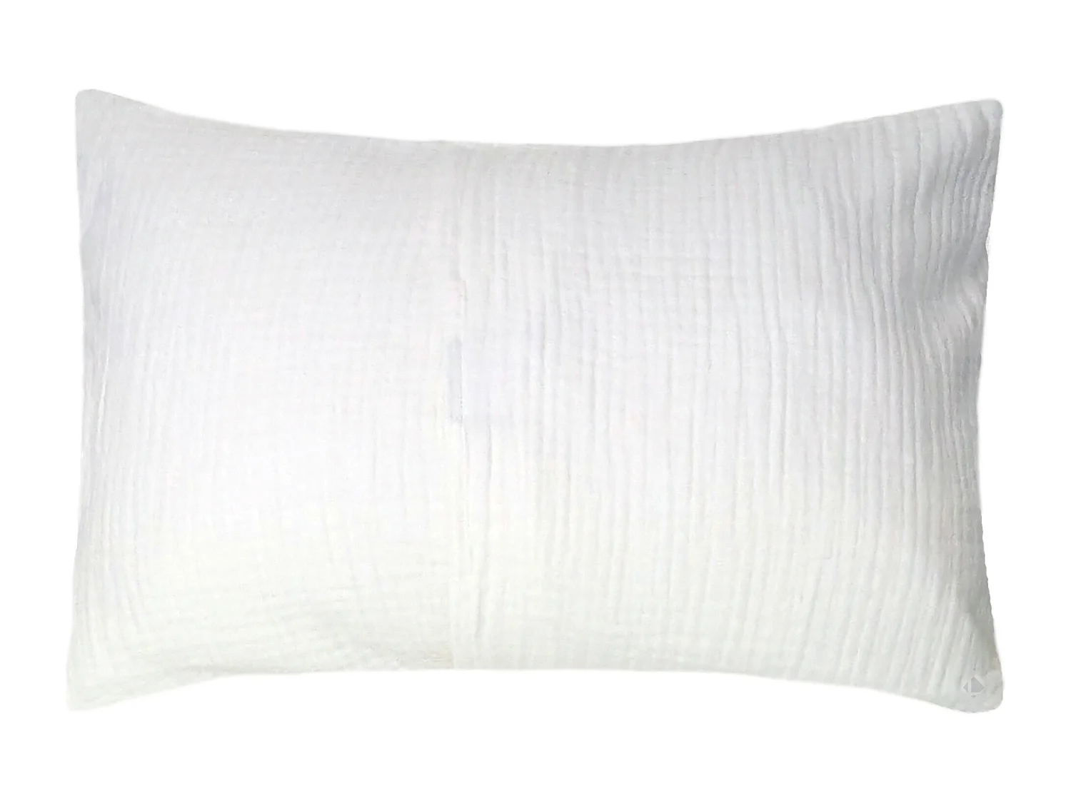 Housse de coussin 40x60 cm coton collection PAROS blanc neige