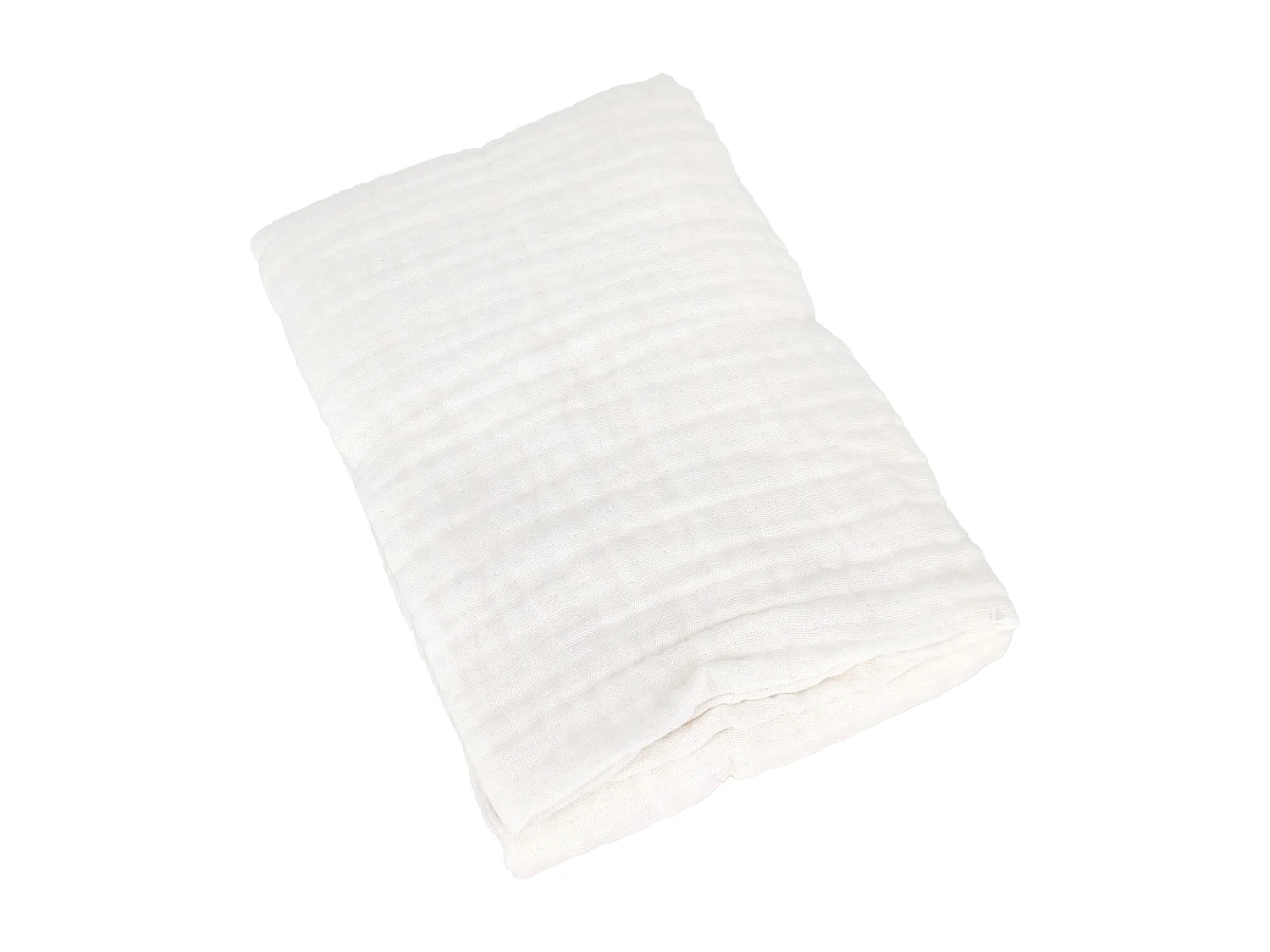 Housse de coussin 40x60 cm coton collection PAROS blanc neige