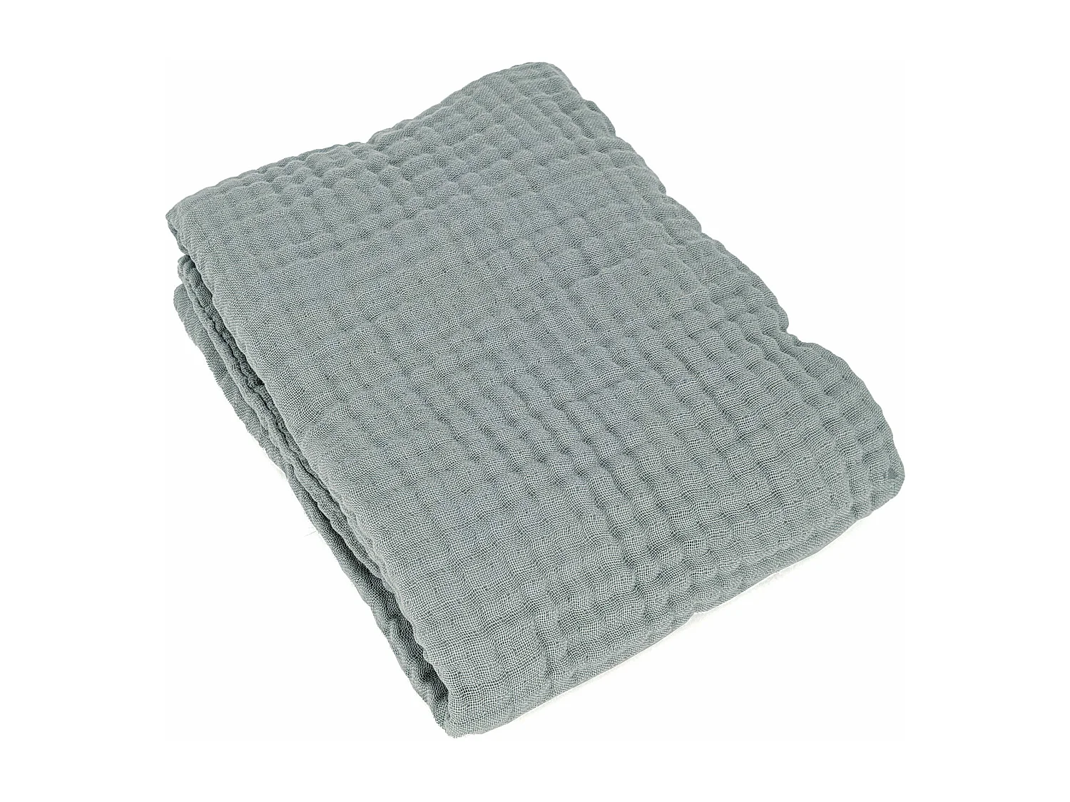 Housse de coussin 40x60 cm coton collection PAROS vert lichen