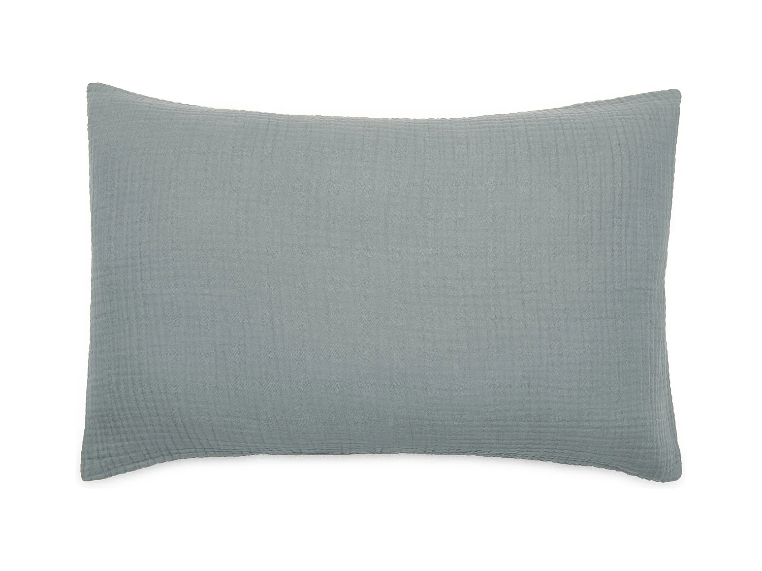 Housse de coussin 40x60 cm coton collection PAROS vert lichen
