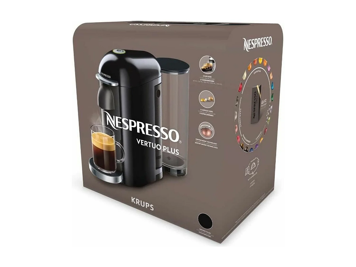 Cafetière à capsules Krups YY3916FD 1,2 L 1260 W