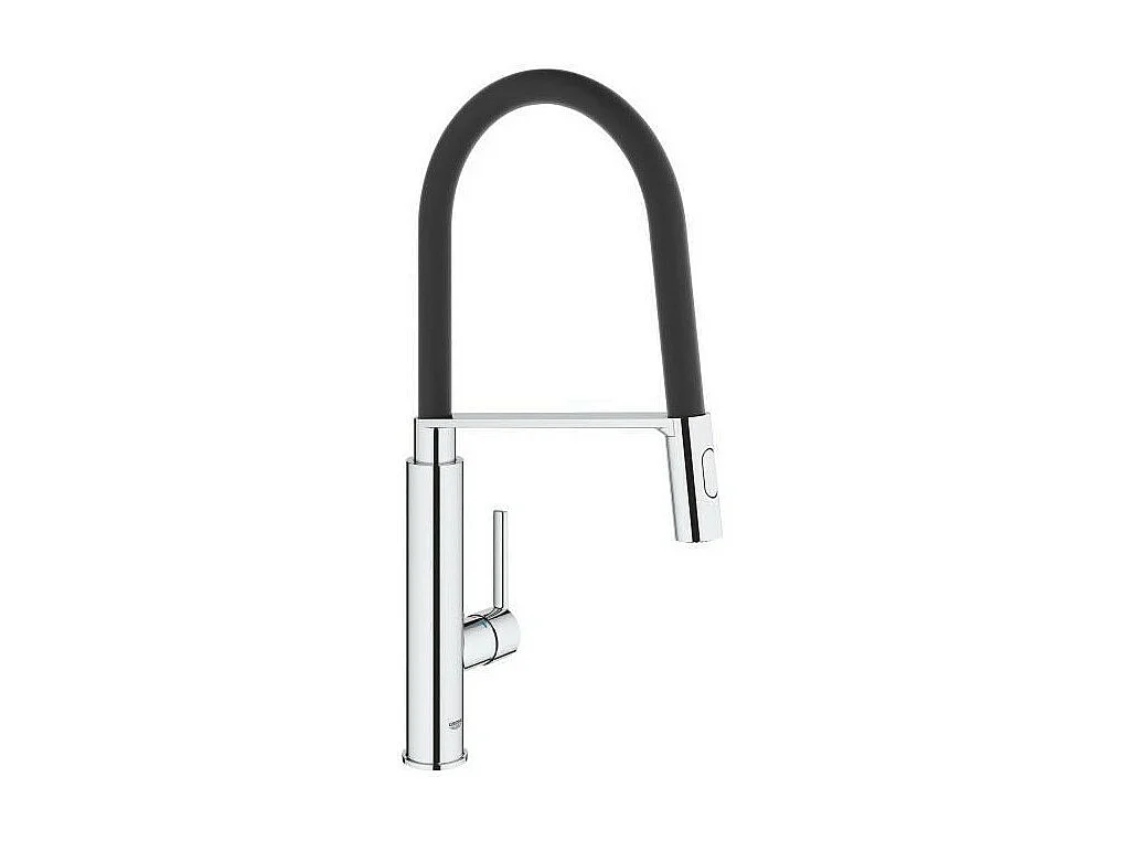 Robinet de cuisine avec douchette GROHE Feel Quickfix chromé
