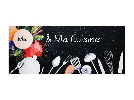 Tapete de cozinha antiderrapante 50x120cm Ma Cuisine IDMAT