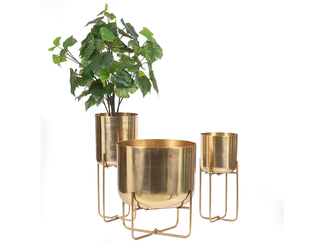 La Jardinière En Laiton Sur Pied - Laiton - XL