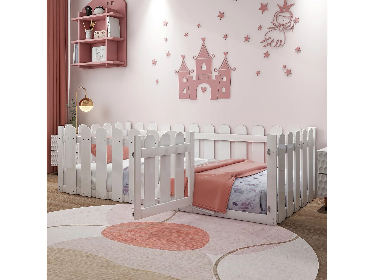 HAINEW Stapelbed, kinderbed, 90 × 200 cm, met lattenbodem