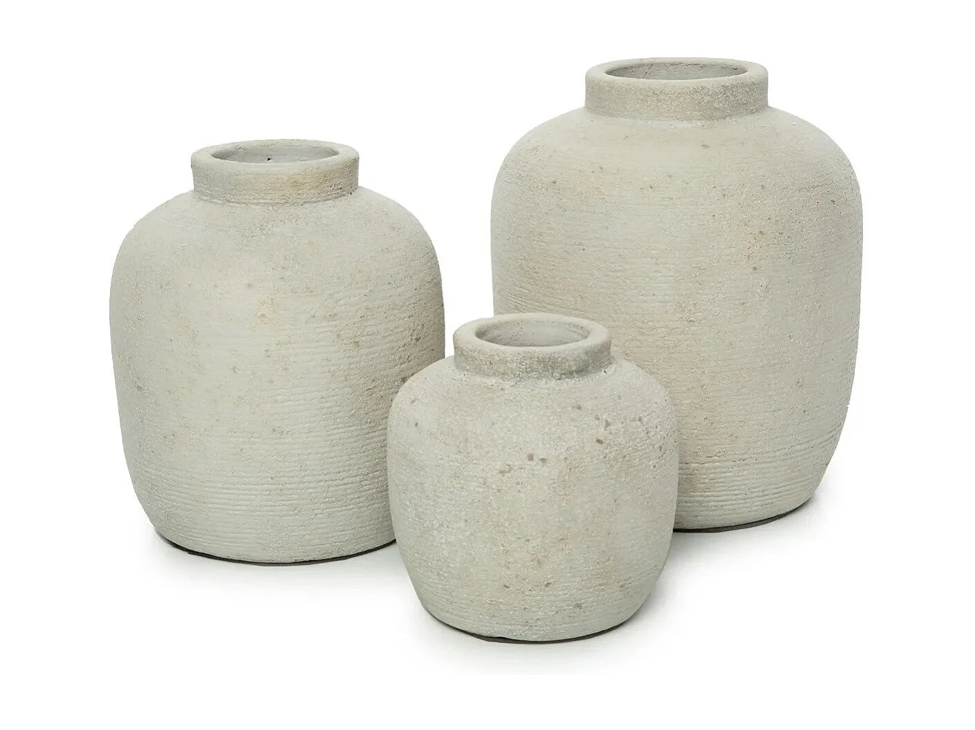 Vase en béton gris 13x13x14cm