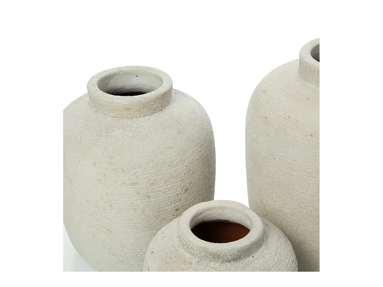 Vase en béton gris 13x13x14cm