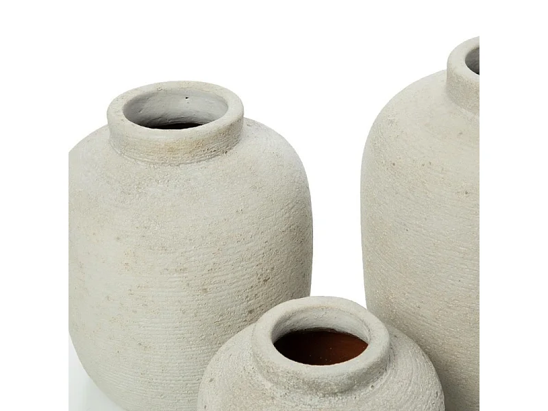 Vase en béton gris 13x13x14cm