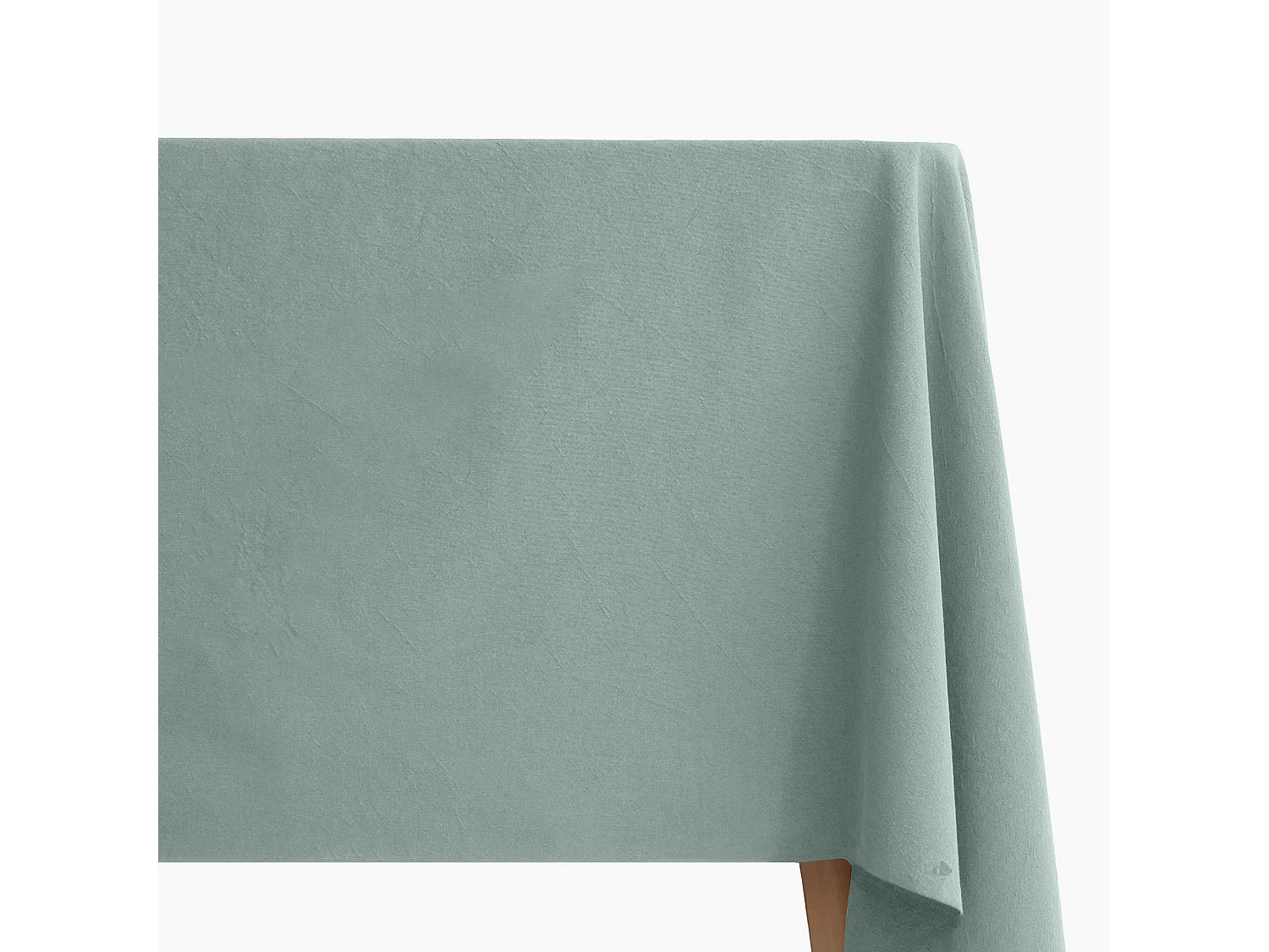 Nappe rectangle en lin et coton 170x250 cm MATTIS vert lichen