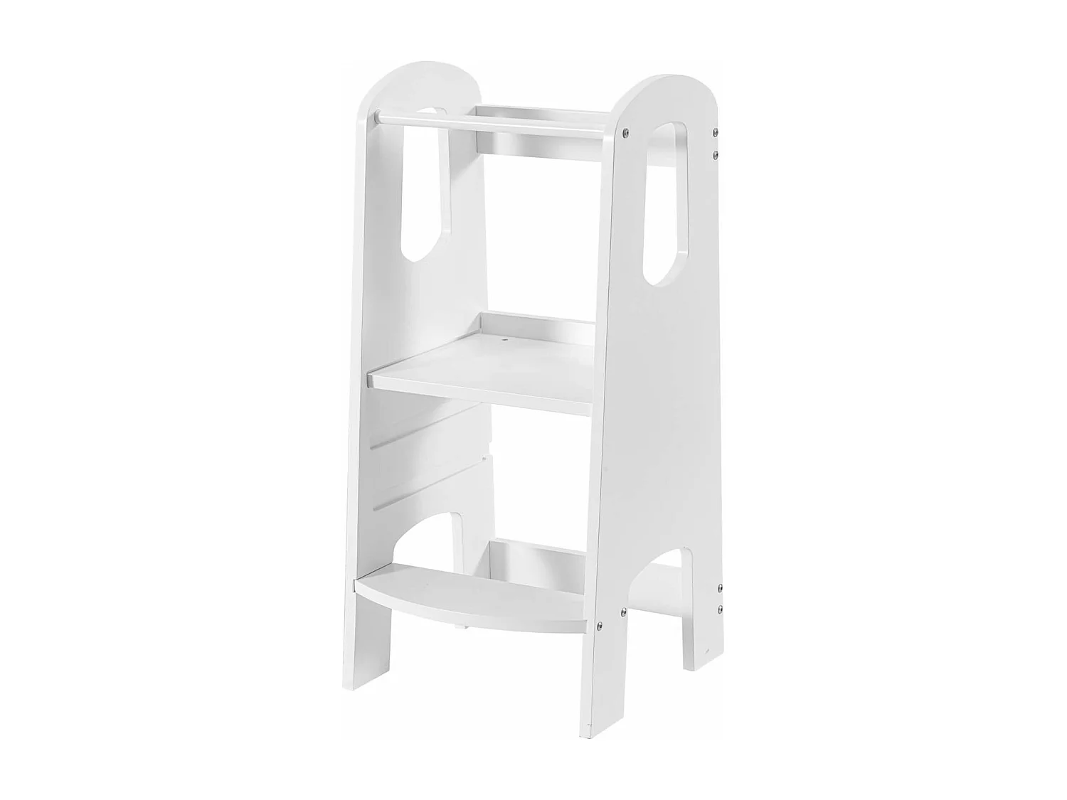 Torre Montessori Rebecca Mobili Siris 86x41x38 MDF Blanco Escandinavo