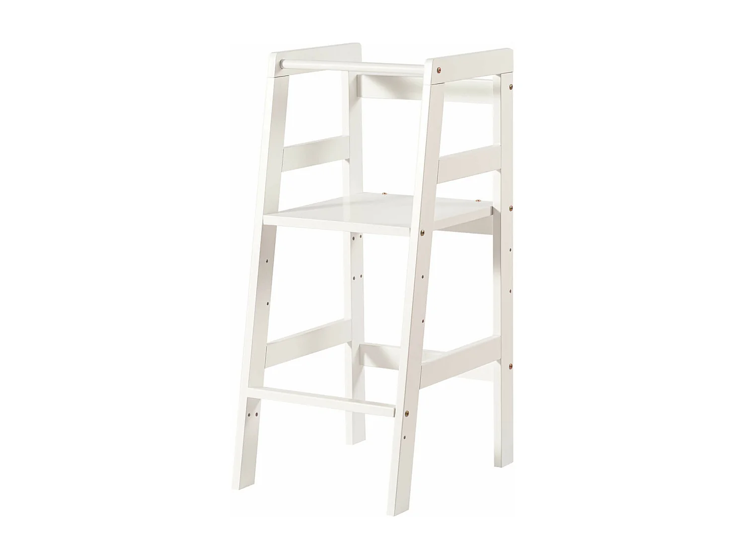 Torre Montessoriana Rebecca Mobili Zalina 90x40x49 Pino  Bianco  Scandinavo