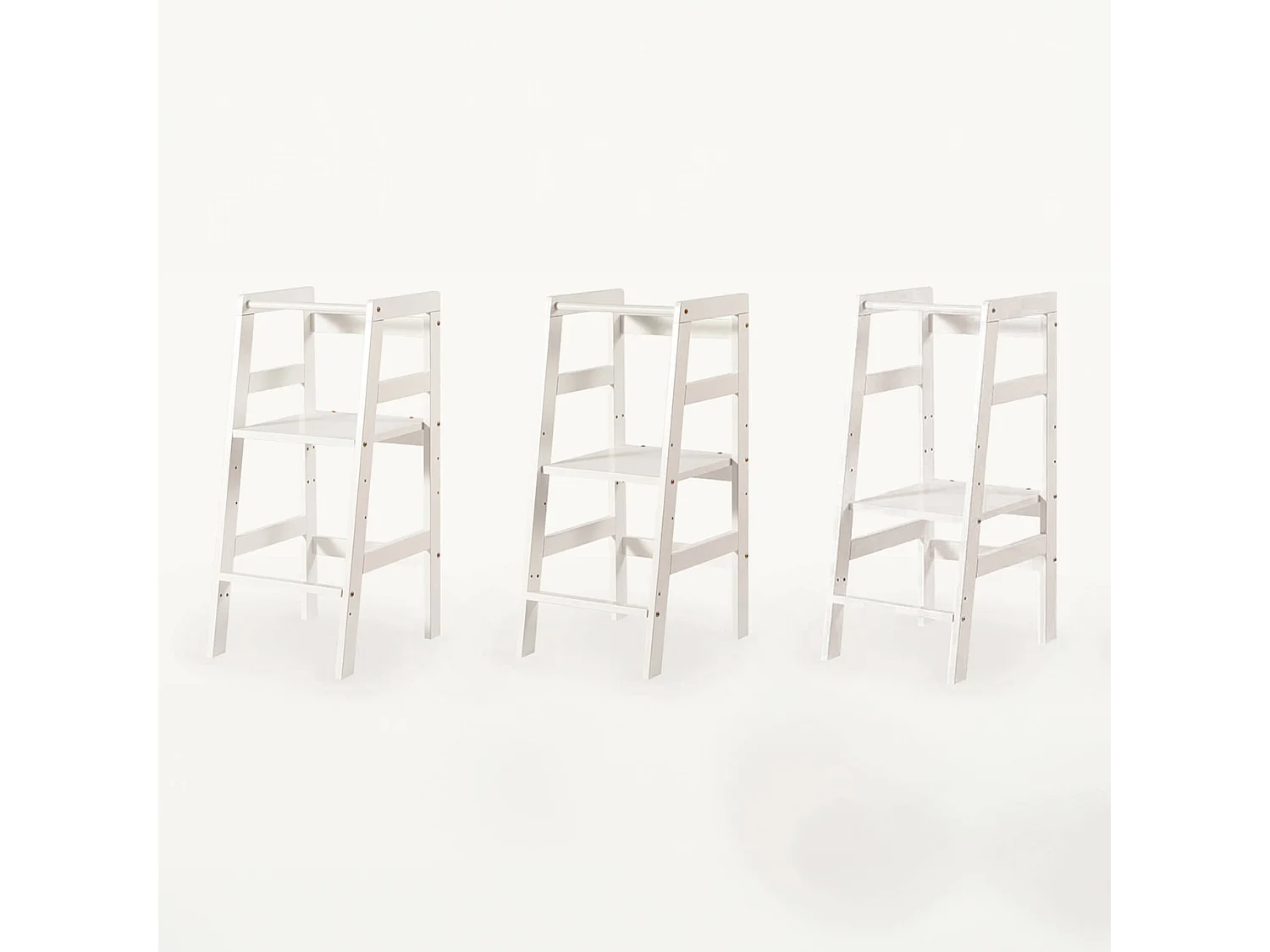 Torre Montessori Rebecca Mobili Zalina 90x40x49 Pino Blanco Escandinavo