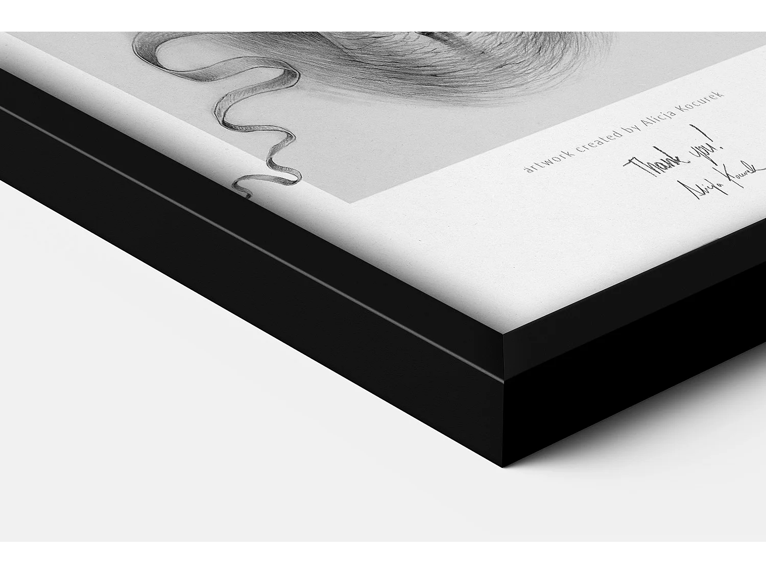 Cadre noir élégant 70x100 cm - Cadre moderne pour posters et photos, montage vertical et horizontal