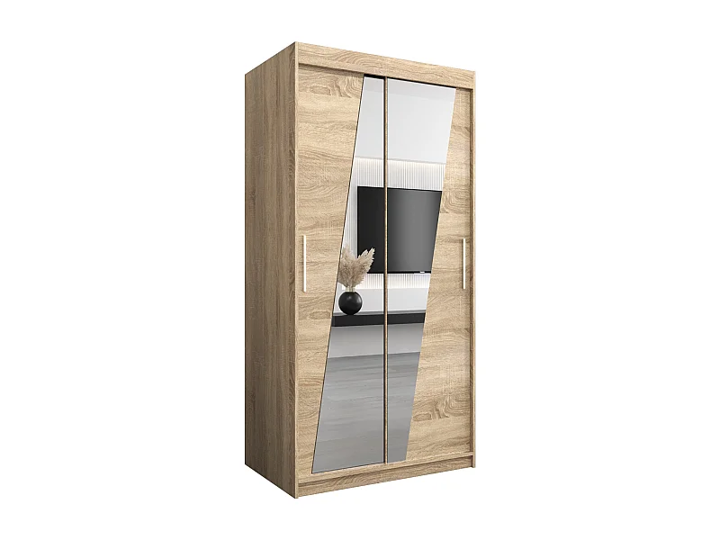 Elypse kledingkast met schuifdeuren 200/100/62 2 deuren (sonoma/sonoma)