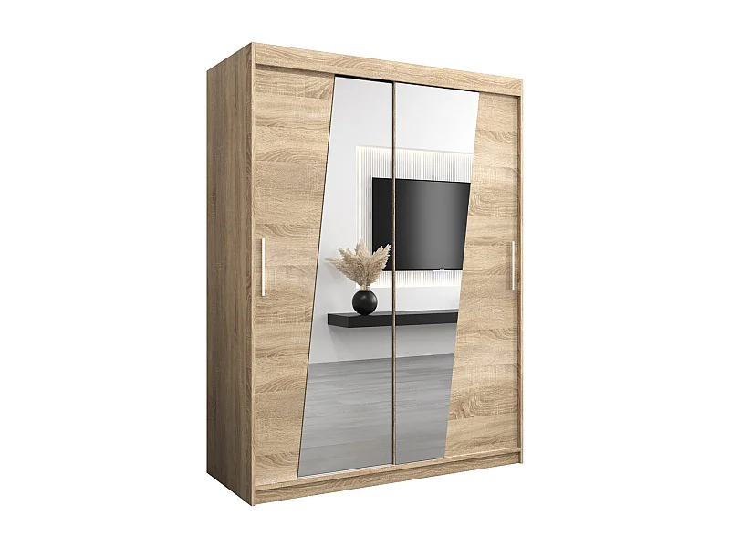 Armadio Rhomb ad ante scorrevoli 200/150/62 2 porte (sonoma/sonoma)