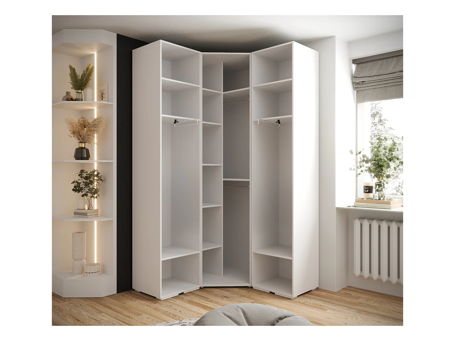 Inova kledingkast Z4 236,7/132/47