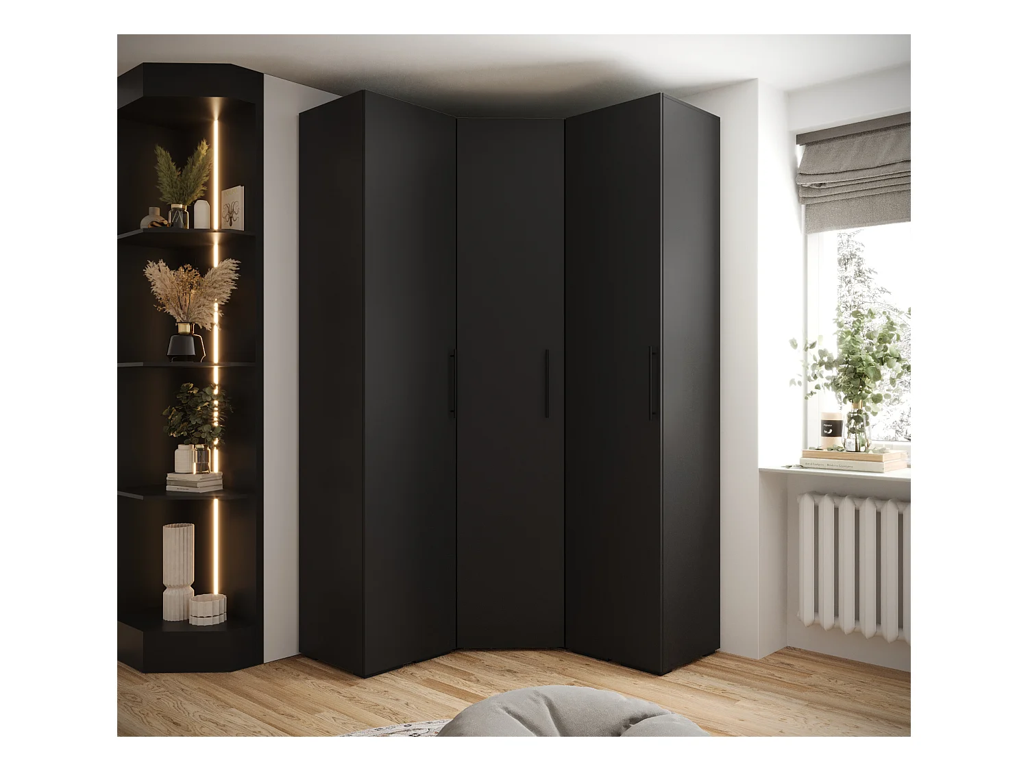 Inova kledingkast Z4 236,7/132/47