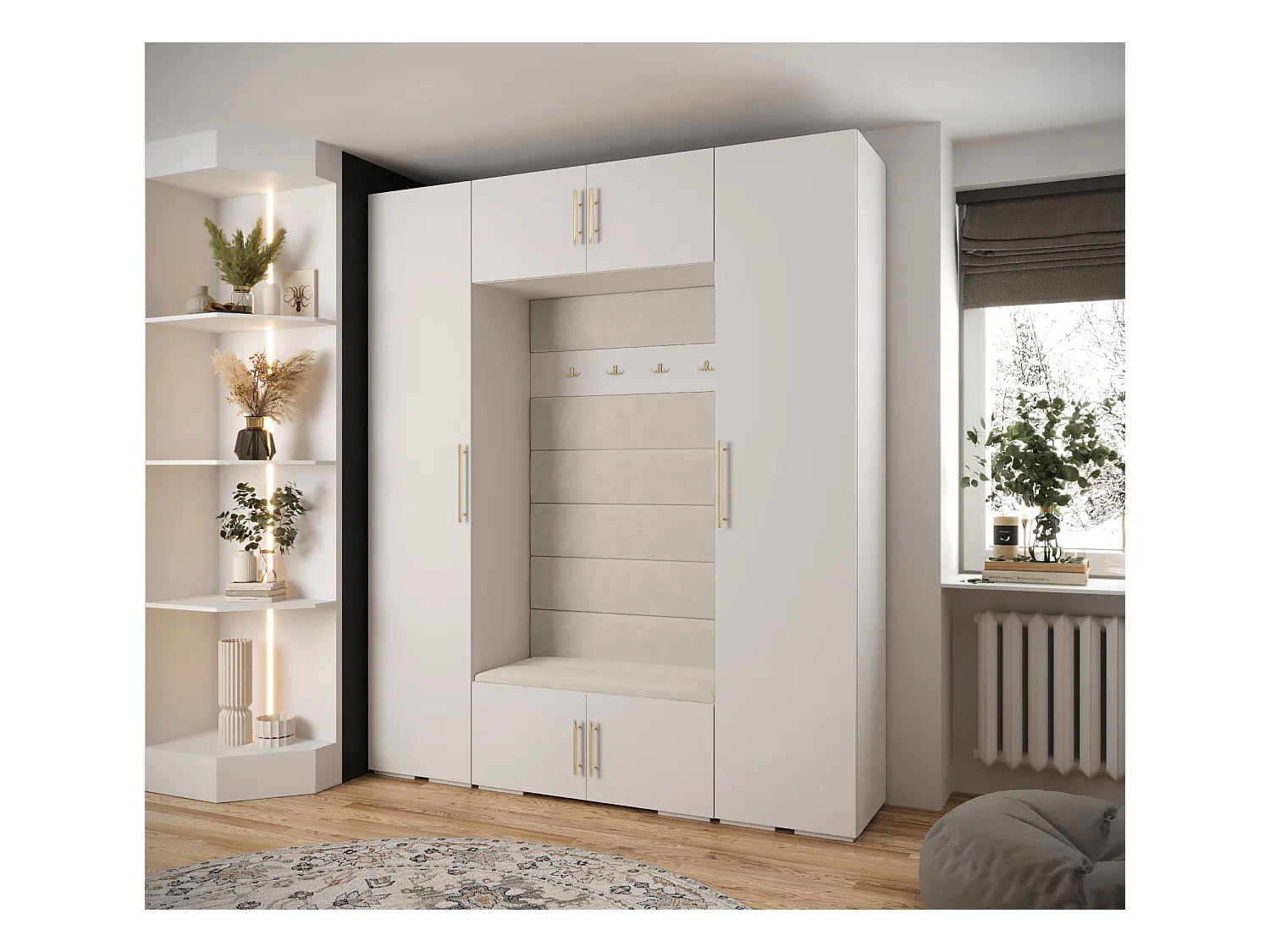 Inova kledingkast Z13 236,7/200/47