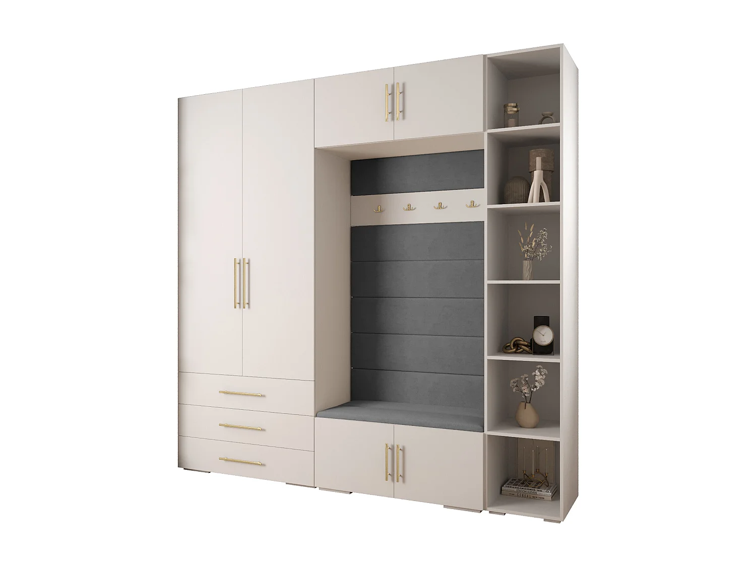 Inova kledingkast Z10 236,7/240/47