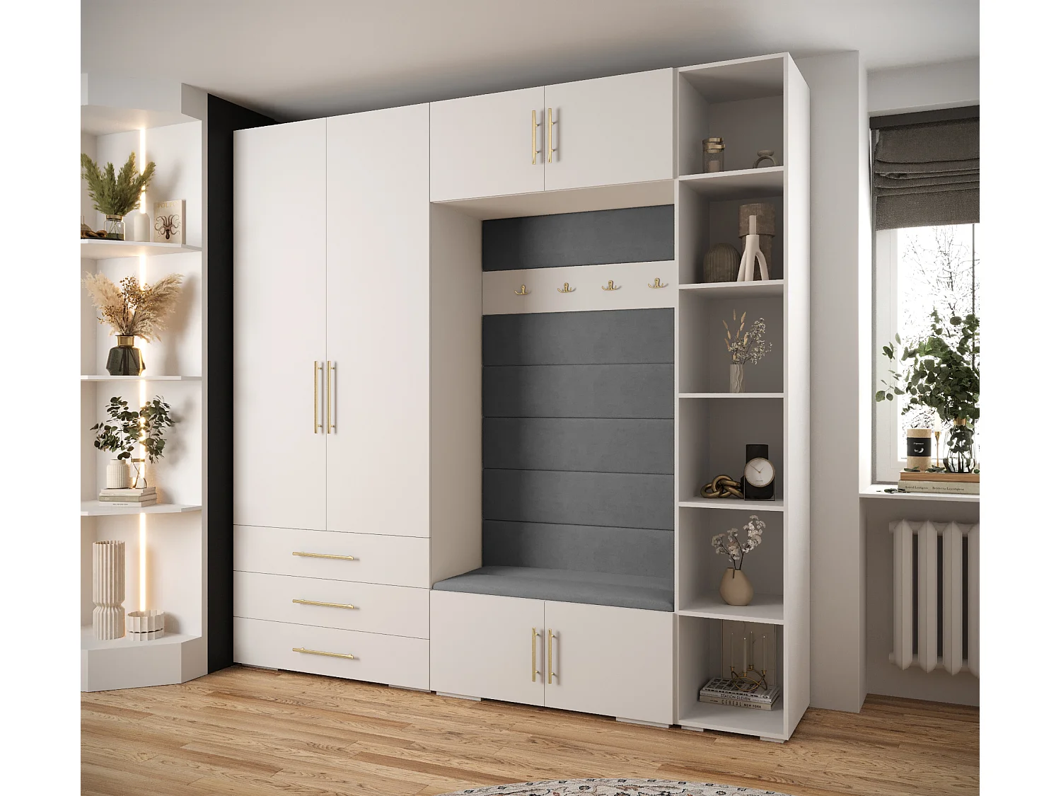 Inova kledingkast Z10 236,7/240/47