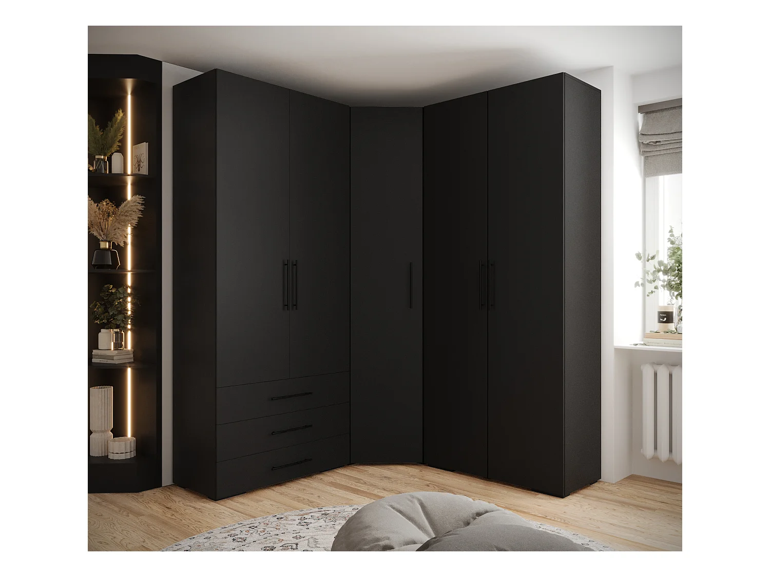 Inova kledingkast Z1 236,7/181,7/47