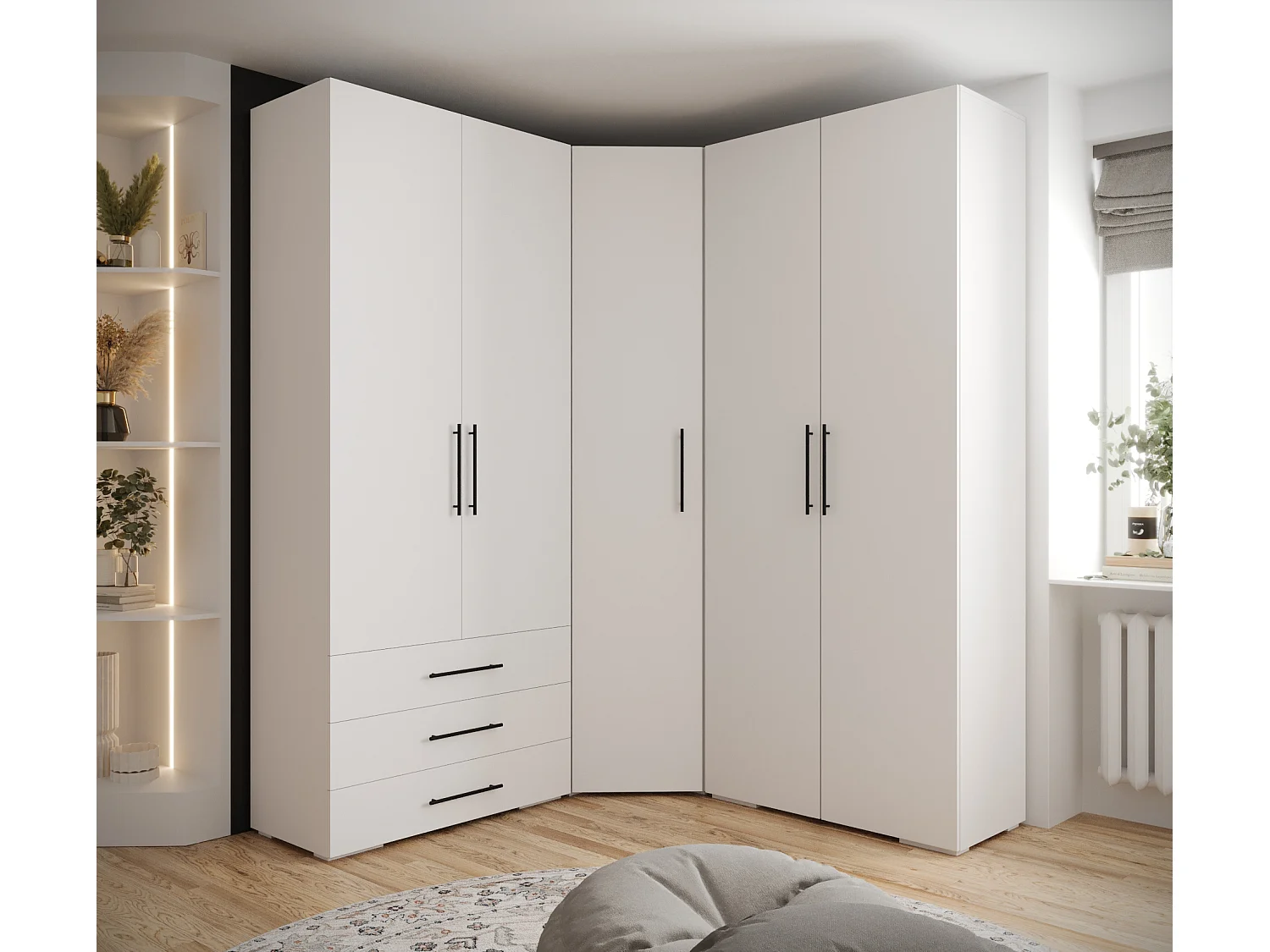 Inova 3 armario con puertas batientes 236,7/182/47