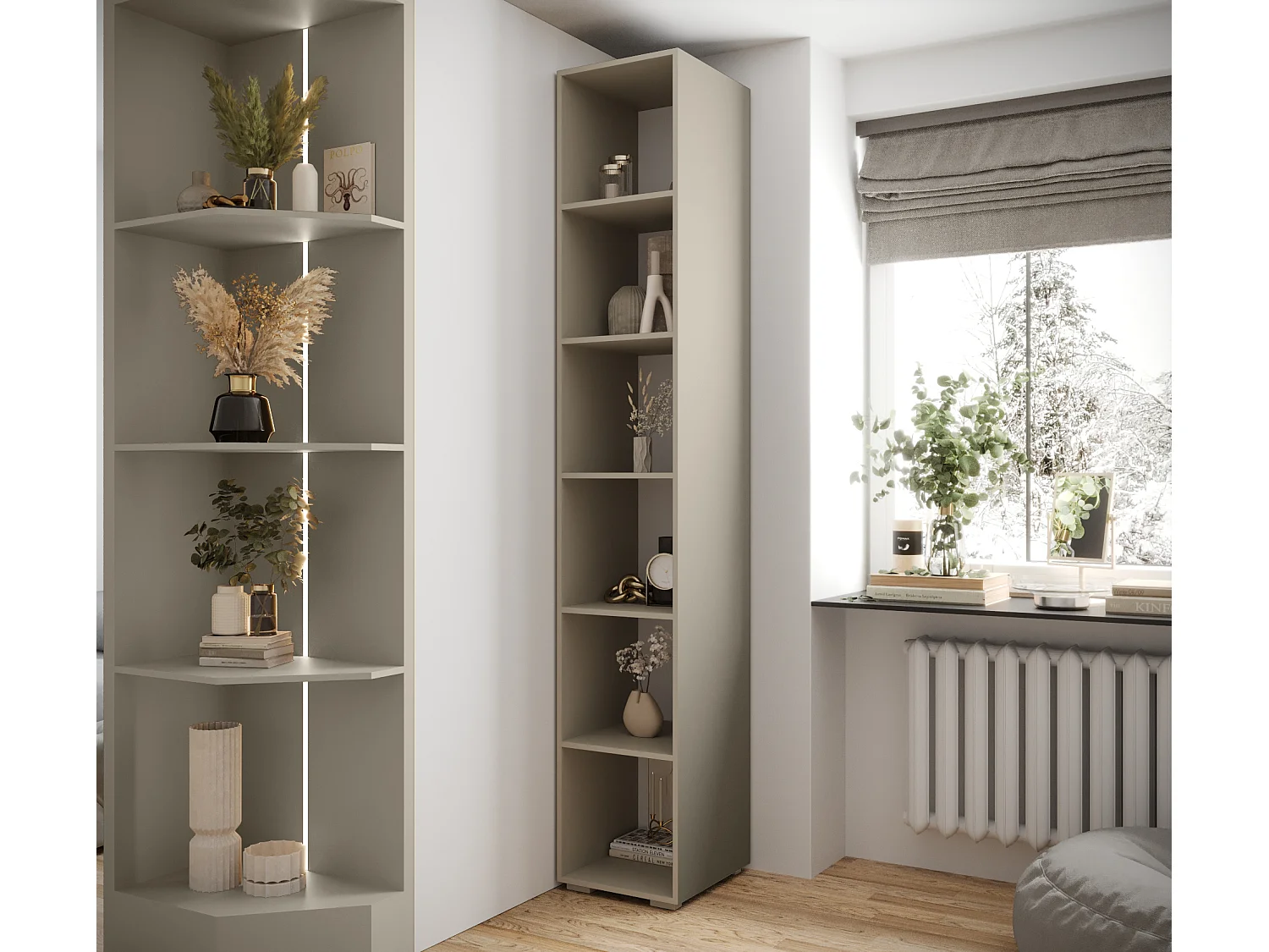 Inova-Bücherregal 1 236,7/40/47