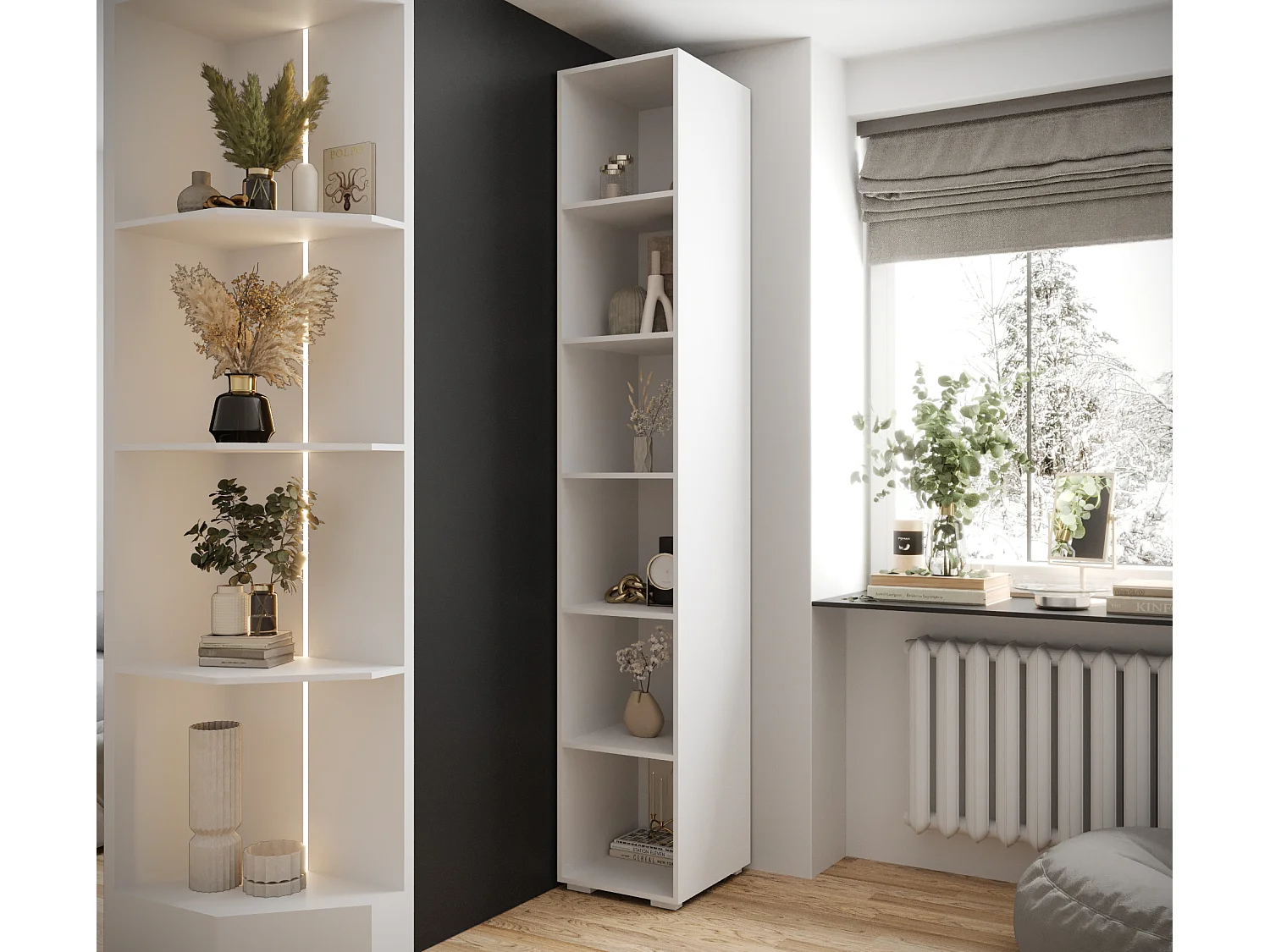 Inova-Bücherregal 1 236,7/40/47