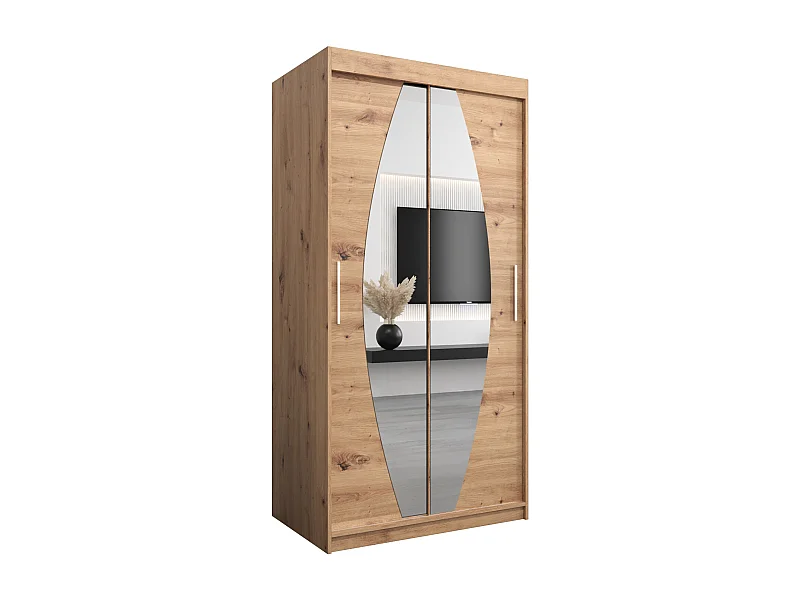 Schwebetürenschrank Elypse 200/100/62 2-Türig (Artisan)