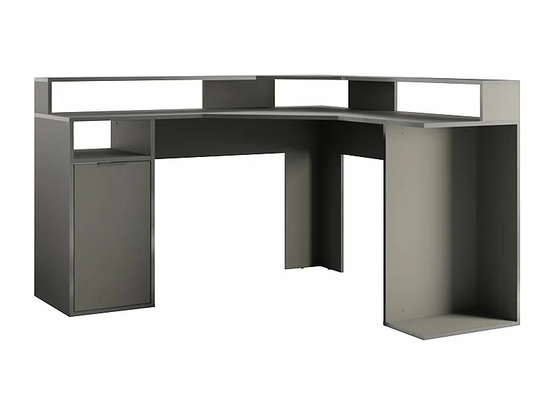 GAMING-SCHREIBTISCH Carbon graphitgrau 139 / 139 / 89cm