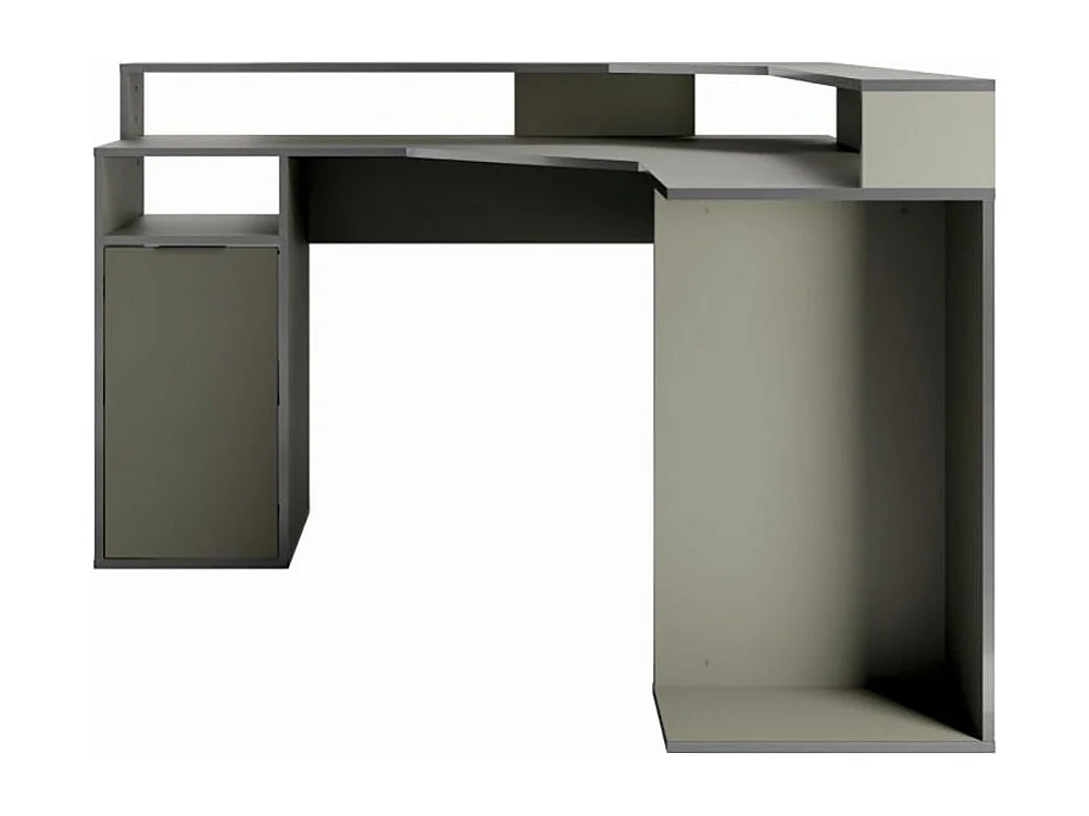 GAMING-SCHREIBTISCH Carbon graphitgrau 139 / 139 / 89cm