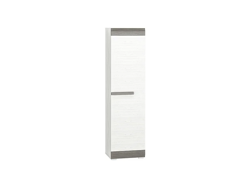 STAURAUMSCHRANK Blanco Pinie weiß / grau 55 / 42 / 202cm