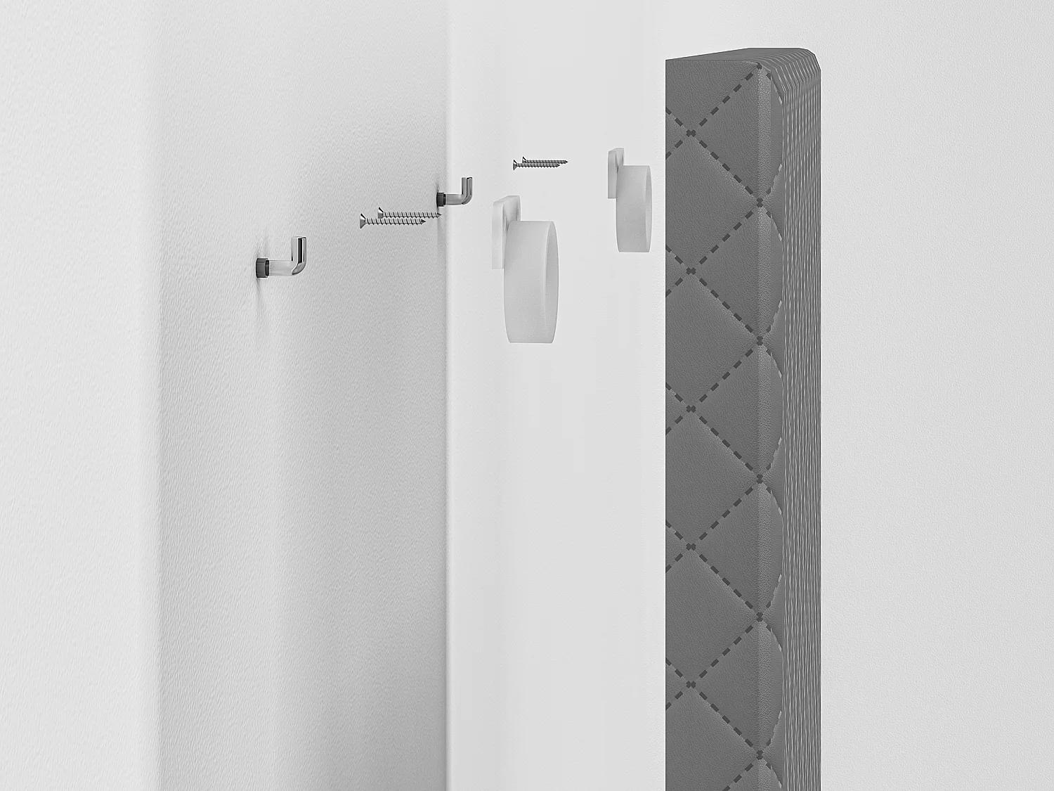 PANEEL Blanco grau 40 / 3 / 150cm