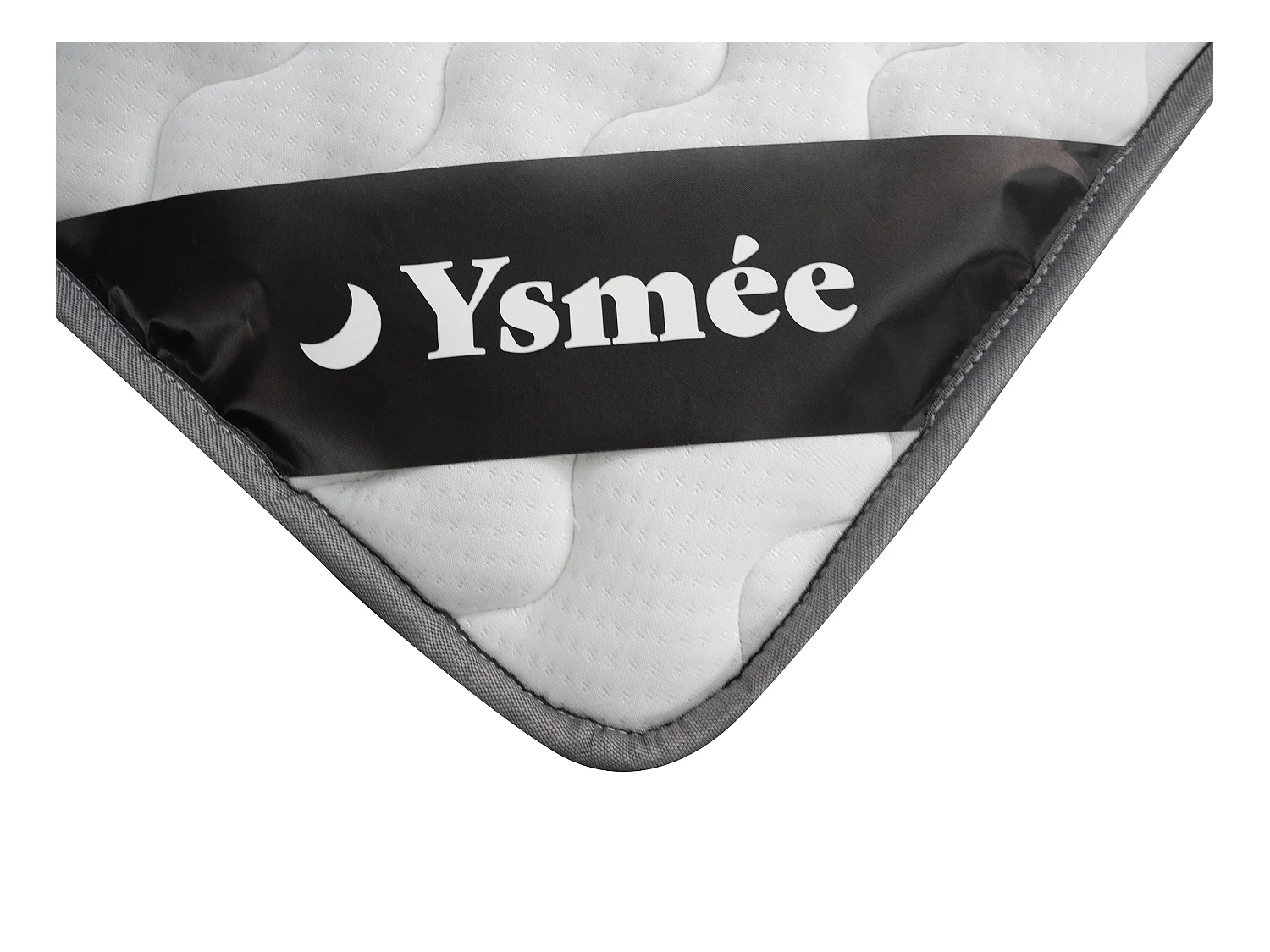 Ensemble 140 x 190 cm sommier tapissier + matelas mousse et accueil mémoire de forme 11 zones ép.22cm - DANEVO de YSMÉE