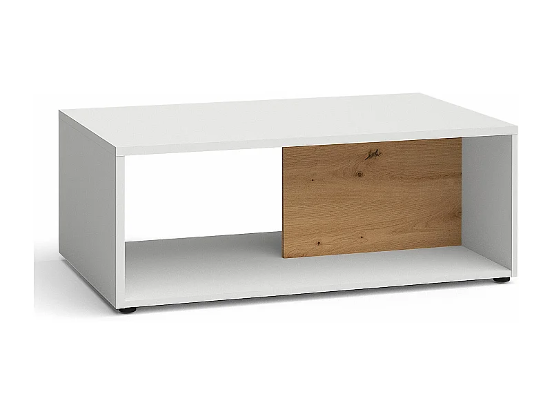 COUCHTISCH Oviedo weiß matt / Artisan Eiche 110 / 60 / 41cm