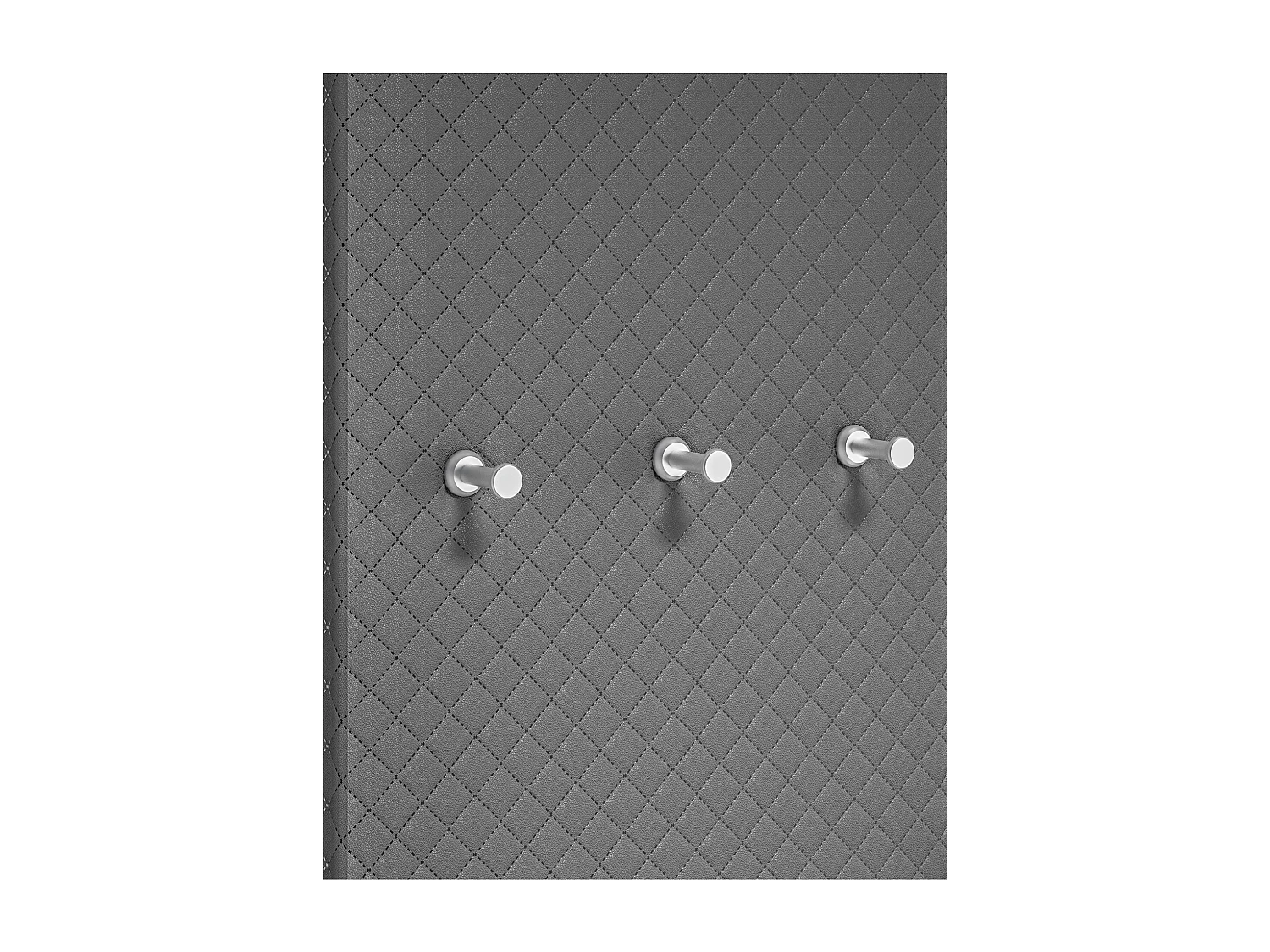 GARDEROBEN-SET Blanco Pinie weiß / grau 3-teilig