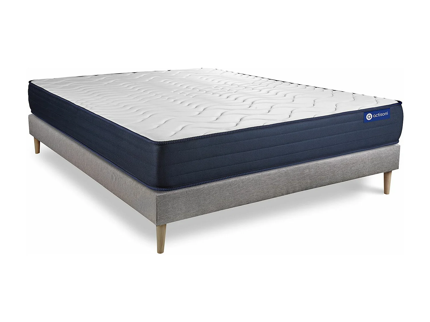 Ensemble Matelas Sommier 120x210 cm - Actimemo Life